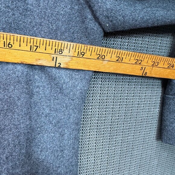 Merona Women's Grey Wool Blend Peacoat Size L - Picture 7 of 7